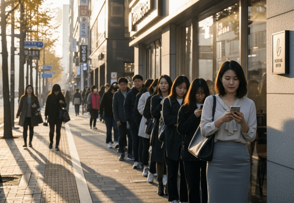 프랜차이즈카페 창업 완벽 가이드 줄서기